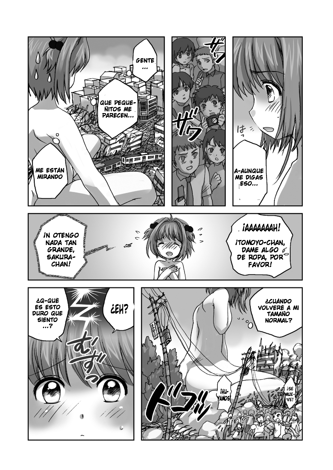 Sakura, Kaijuu ni Nacchatta?! | ¡¿Se Convritió en un Monstruo? page 5 full