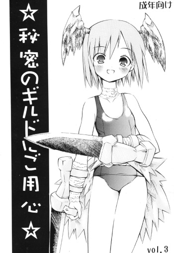 (CR34) [PARANOIA CAT (Fujiwara Shunichi)] Himitsu no Guild ni Goyoujin vol. 3 (Ragnarok Online) cover