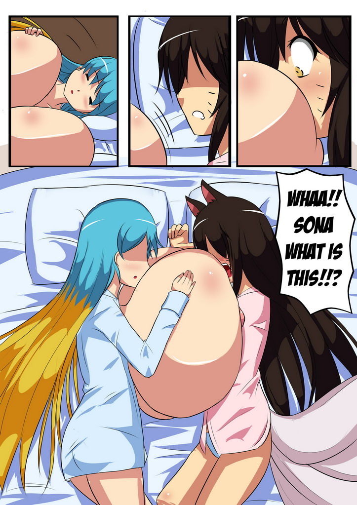 Sona x Ahri: Lovely Boobies page 4 full