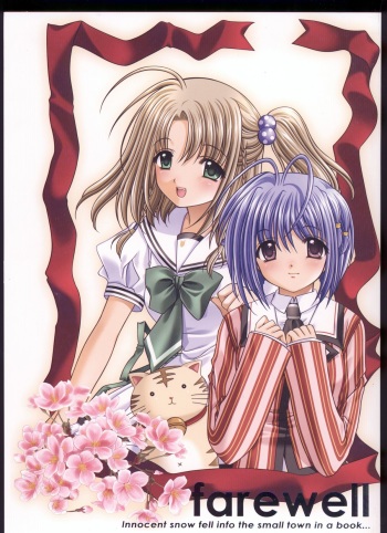 (C63) [JOKER TYPE (Nishimata Aoi)] Sore wa Maichiru Sakura no Youni Sengashuu Vol. 2 「farewell -Innocent snow fell into the small town in a book...」 (Sore wa Maichiru Sakura no Youni) cover