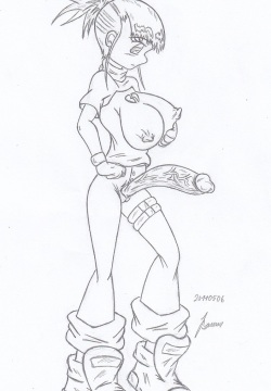 My miny Rika Nonaka_digimon tamers Sketches work_5 -  1/3