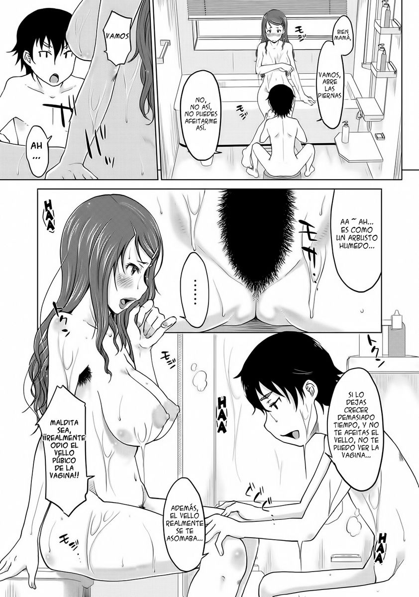 Hahaoya Shikkaku ~Yokubou ni Oborete~ | Fracaso de Madre ~Ahogada en la Lujuria~ page 9 full