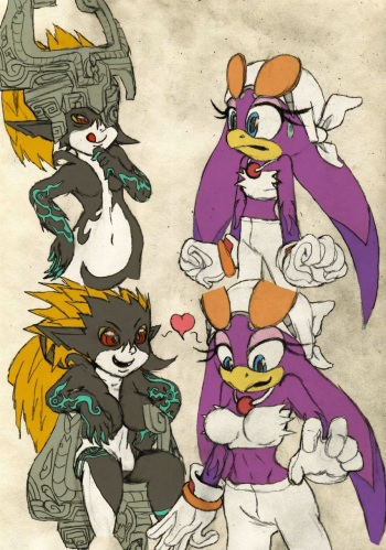 [Little-Gray-Bunny] Midna and Wave Sexdrive Warfare cover