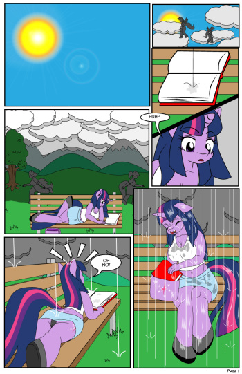 [Dekomaru] The Hot Room: Soaked (Texted Version) (My Little Pony Friendship is Magic) cover