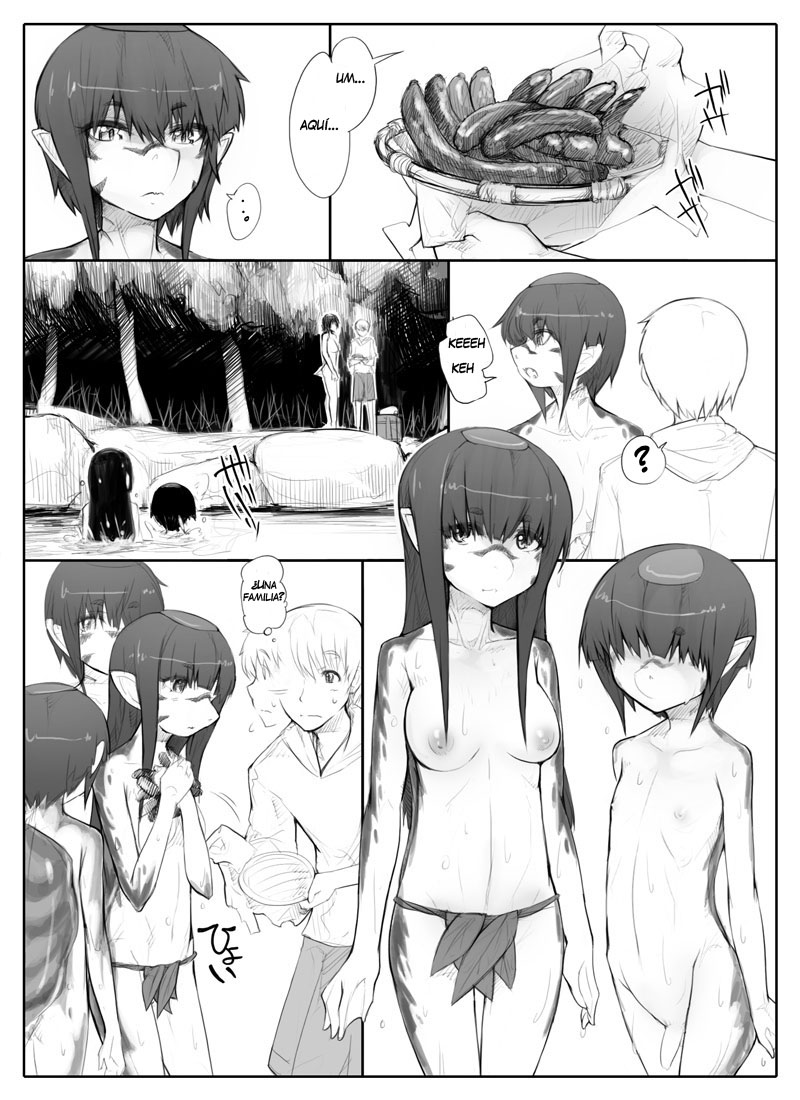 Danna no Fuzai de Karada o Moteamashiteru Hitozuma Kappa wa Kyuuri Wataseba Kantan ni Yareru | La esposa kappa negocia su cuerpo por un pepino cuando su marido está ausente page 4 full