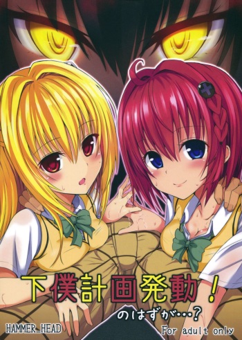 (COMIC1☆7) [HAMMER_HEAD (Makabe Gorou)] Geboku Keikaku Hatsudou! no Hazu ga...? (To LOVE-Ru Darkness) cover