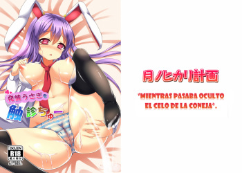 [Tsuki no Hikari Keikaku (Yuki Higasinakan, Tokyo Yamane)] Hatsujou Usagi wo Shokushin-chu (Touhou Project) [Spanish] [Digital] cover
