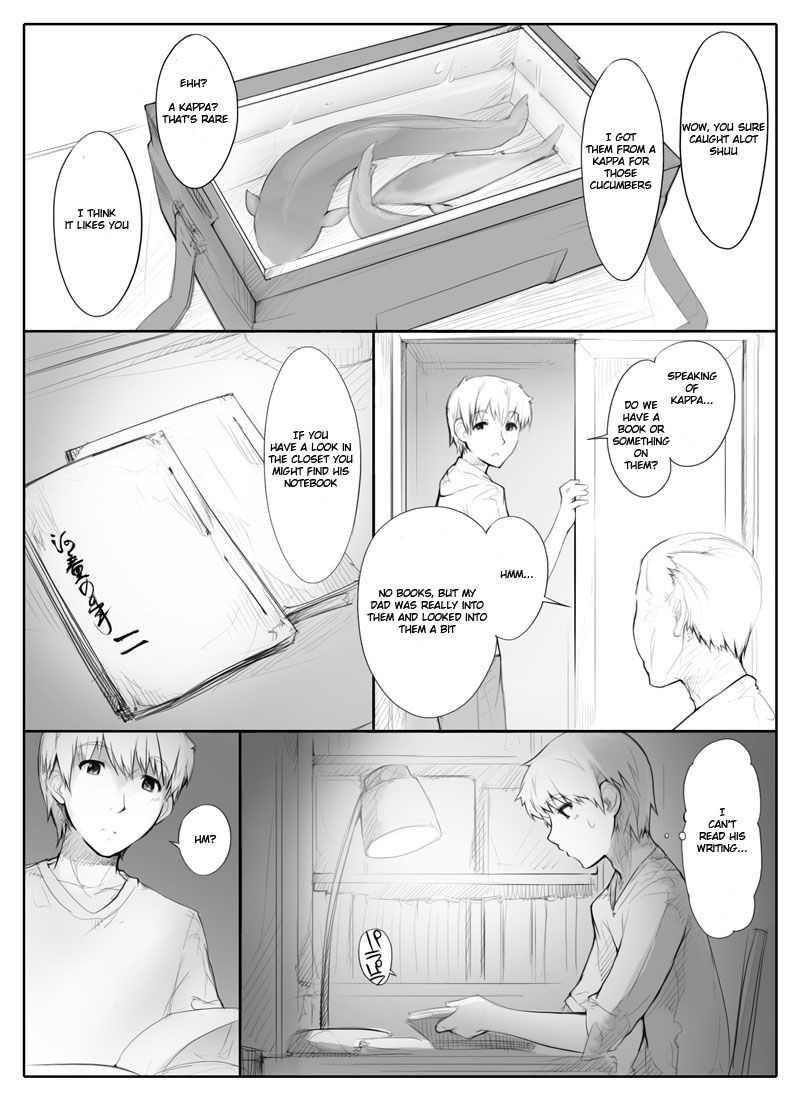 Danna no Fuzai de Karada o Moteamashiteru Hitozuma Kappa wa Kyuuri Wataseba Kantan ni Yareru | The Wife Kappa Trades Her Body for a Cucumber when Her Husband is Away page 7 full