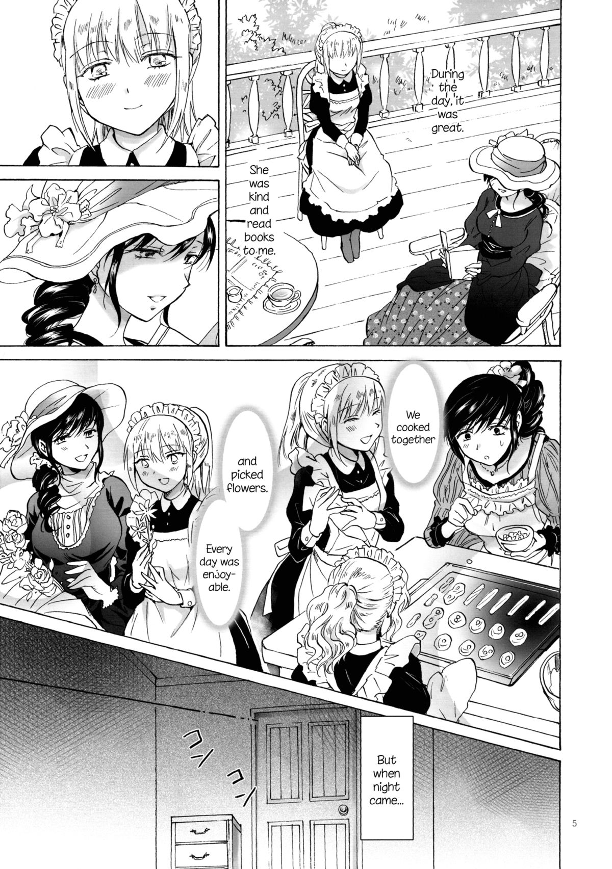 Okusama to Maid-san | Maid and Madam  =TV & Yuri-ism= page 4 full