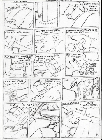 [Jimmy] Mom's Bed (The Simpsons) [French] [Excavateur] cover