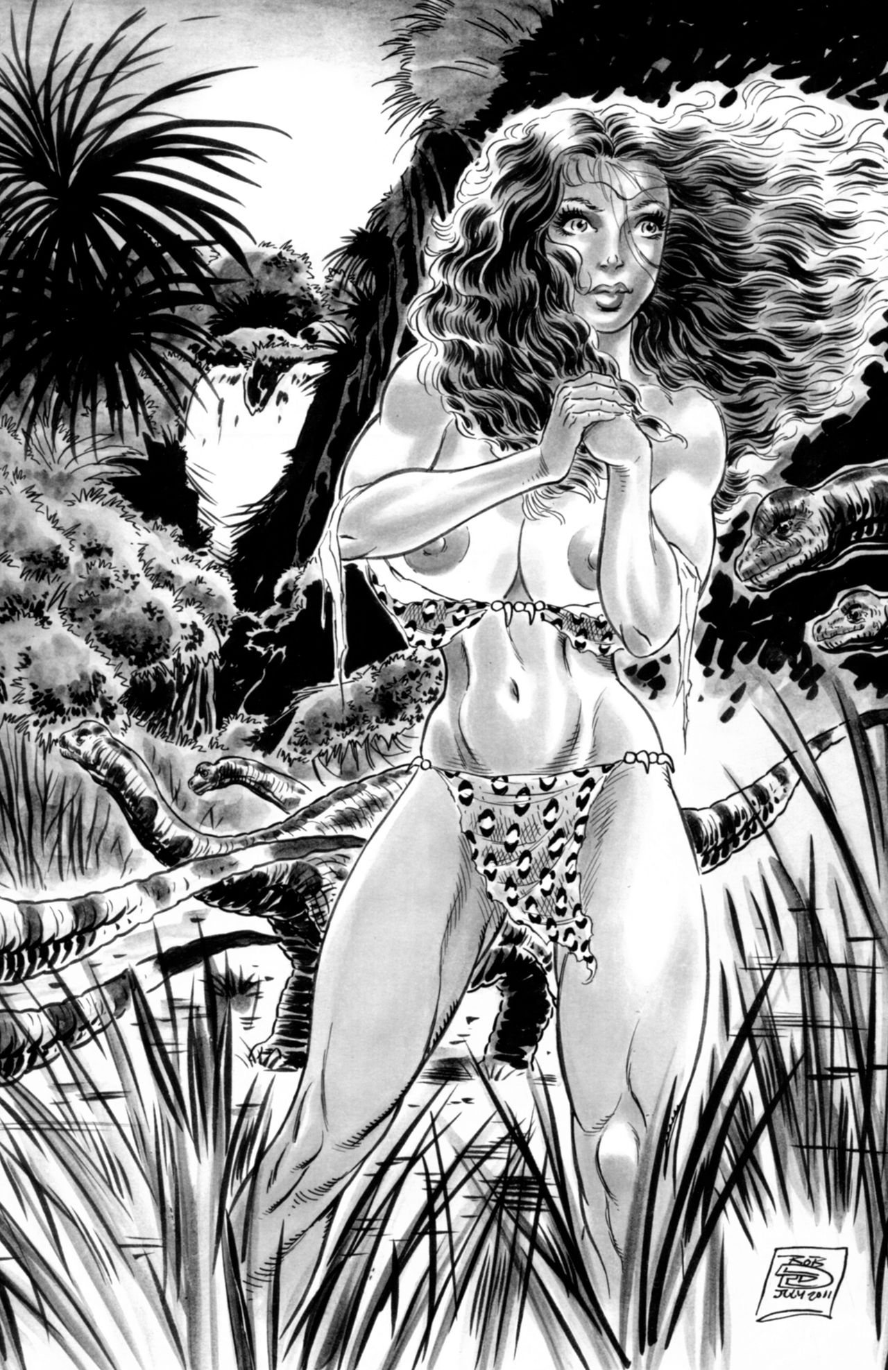 Cavewoman - All Natural page 6 full