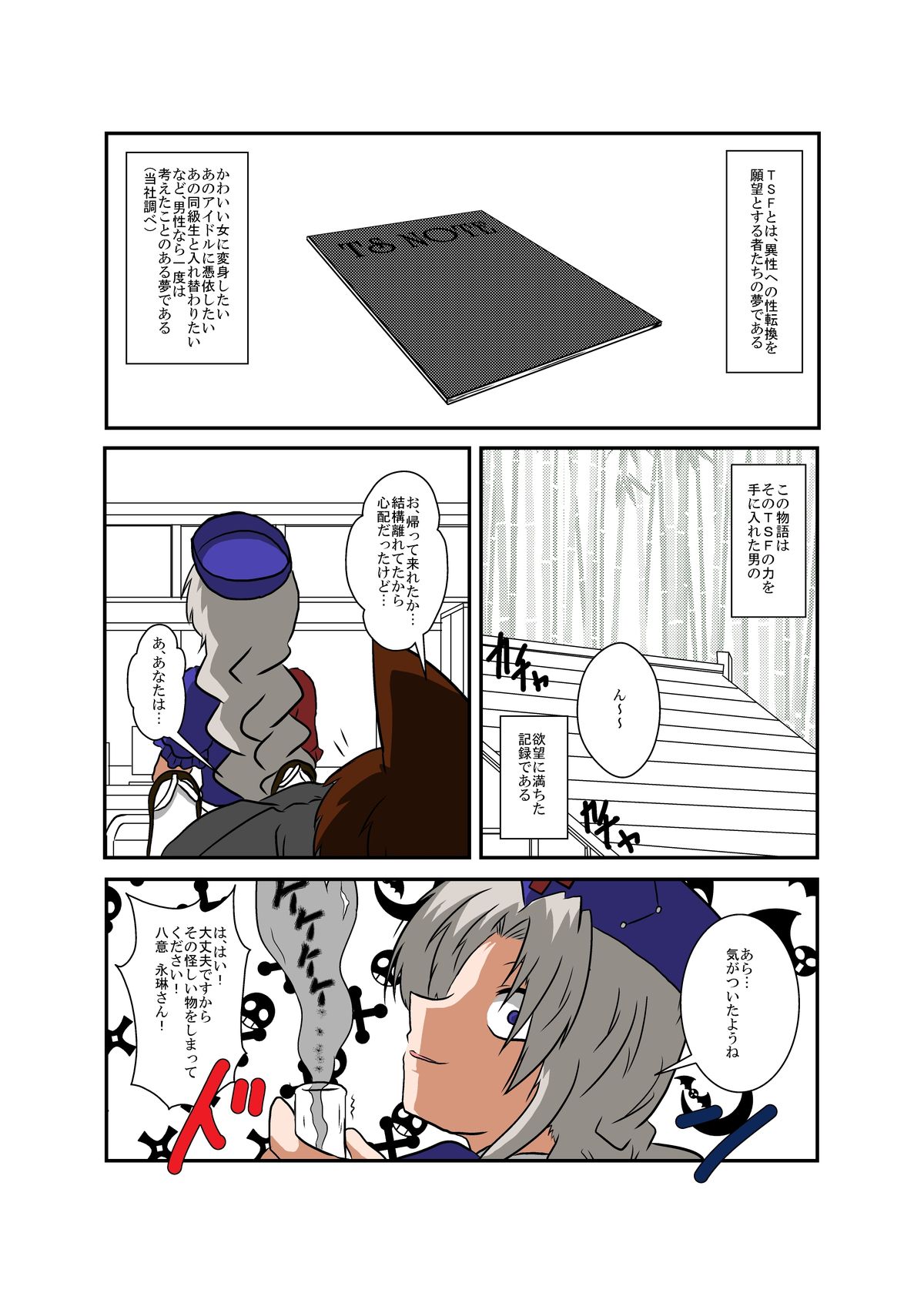 Touhou TS monogatari  ~ Eirin-hen ~ page 4 full
