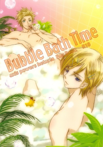 [Double Slash (Kita no Yupopo, Orishima Kei)] Bubble Bath Time (Axis Powers Hetalia) cover