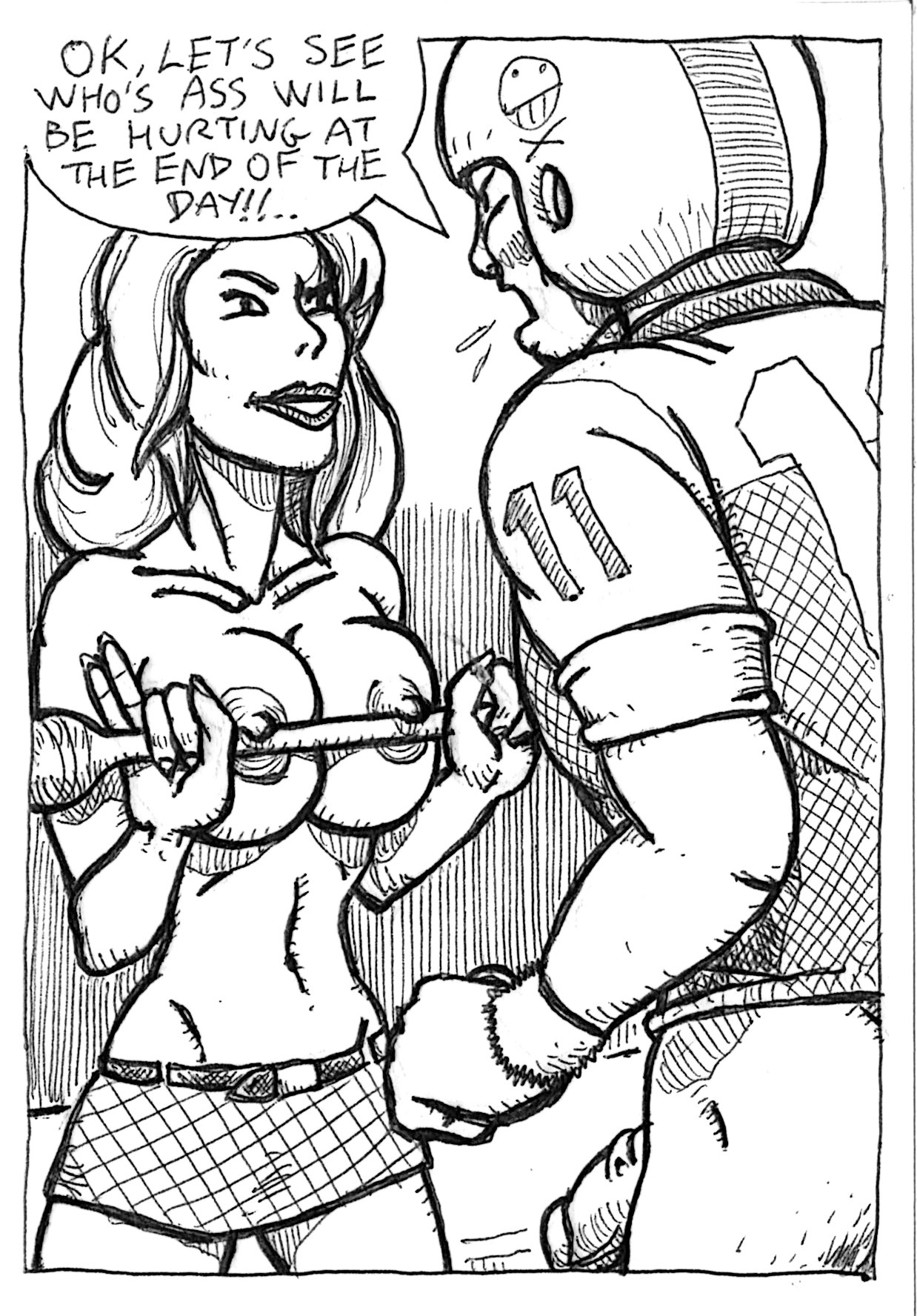 Andywar65  - Femdom sketches page 5 full