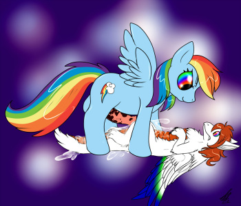 [shikaro] Rainbow Dash Cockvores Malduran (My Little Pony Friendship Is Magic) cover