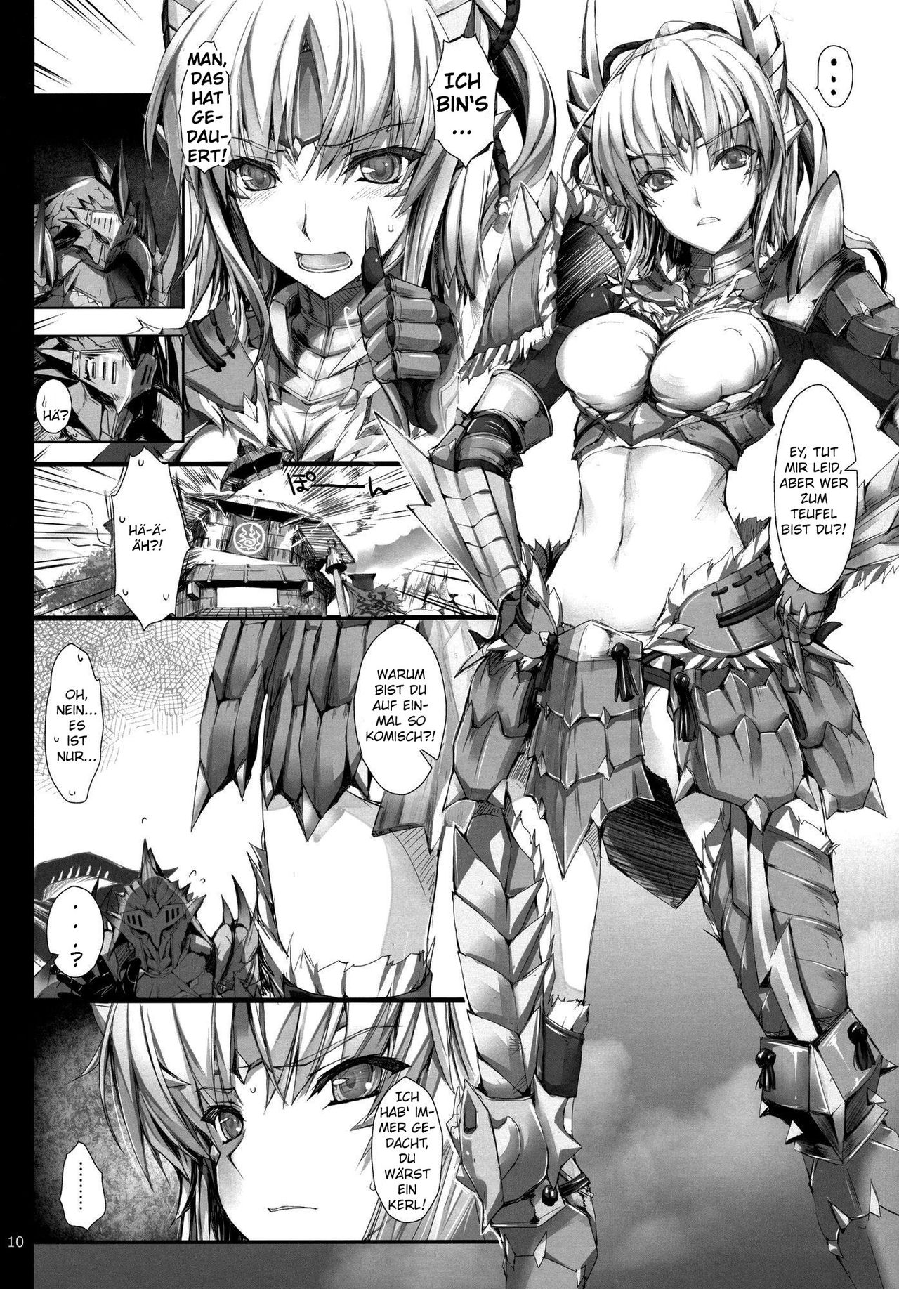 Monhan no Erohon 11 page 9 full