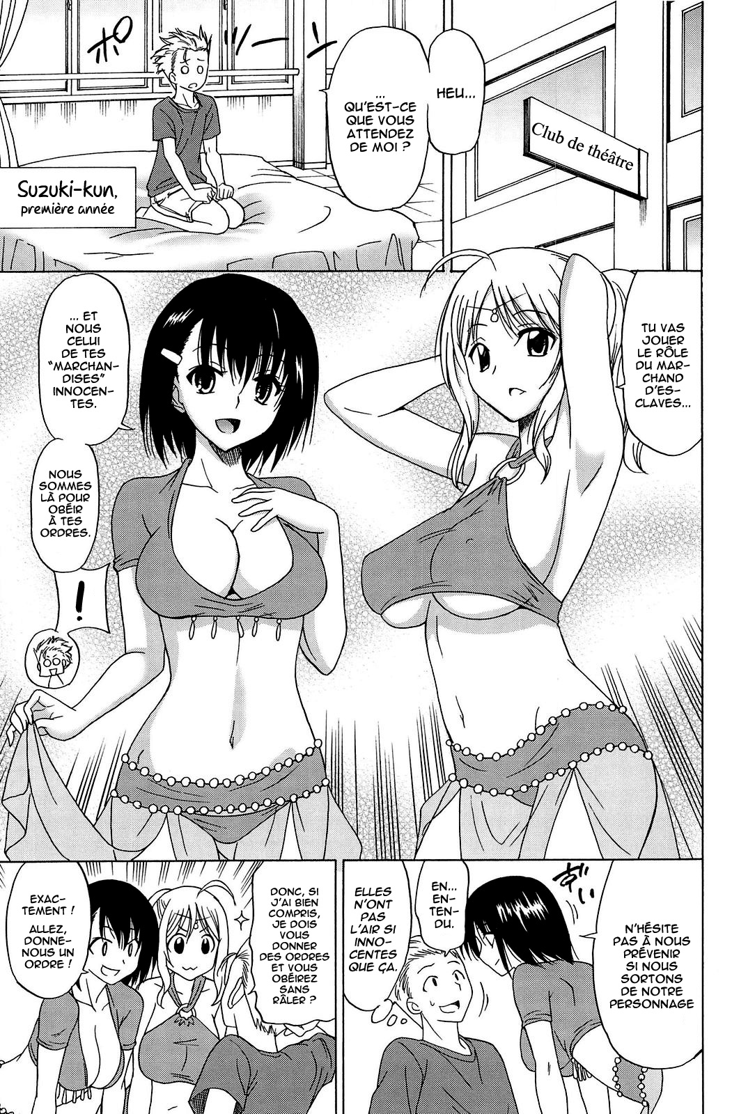 Joshikousei no Koshitsuki -Engekibu hen- | Club de Theatre  =Hentai-kun= page 9 full