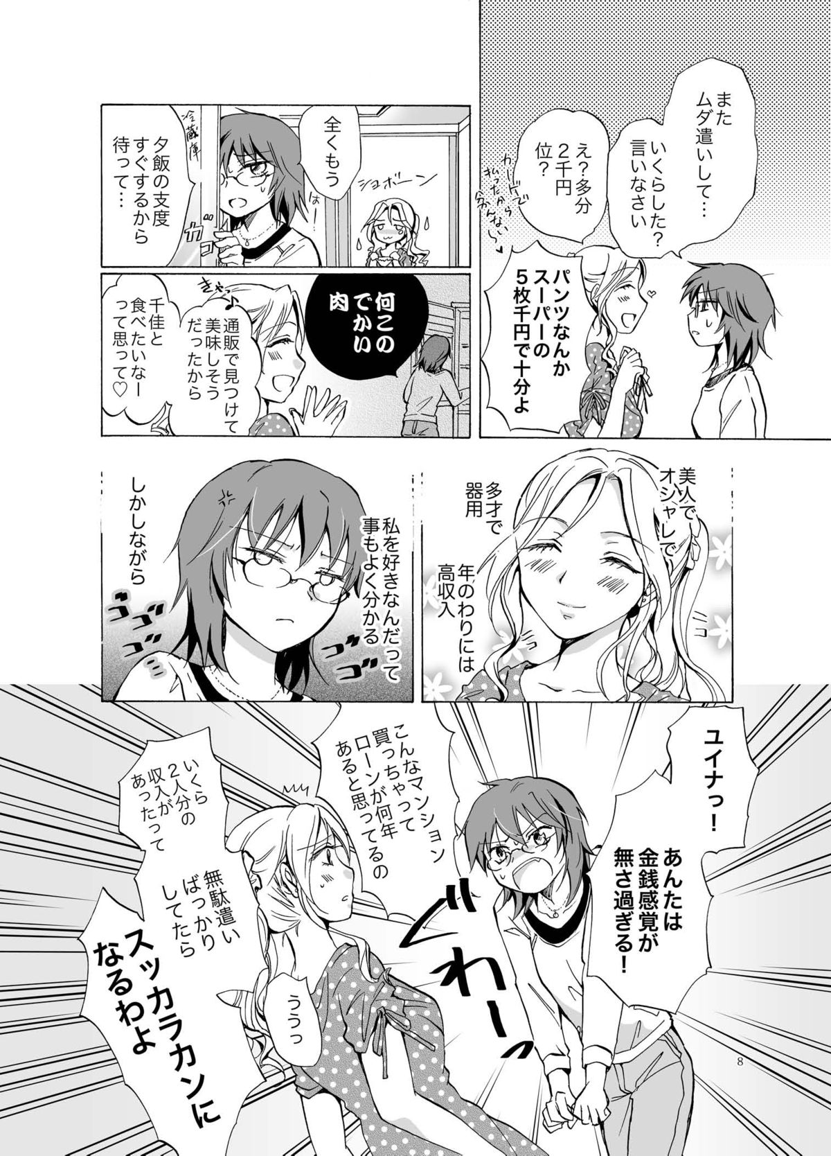 Aisaresugite Komaru no page 8 full