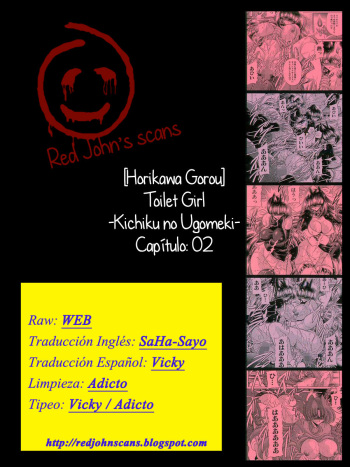 [Horikawa Gorou] TOILET GIRL -Kichiku no Ugomeki- ch. 2 [Spanish] [Red John's scans] cover