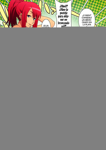 [Nise Kurosaki] Kono Natsu wa Kyouei Mizugi Yake to Iu Surprise o | ¡¡La sorpresa de este verano es un bronceado con estilo traje de baño!! ☆  (COMIC Purumelo 2009-07) [Spanish] [InF] cover
