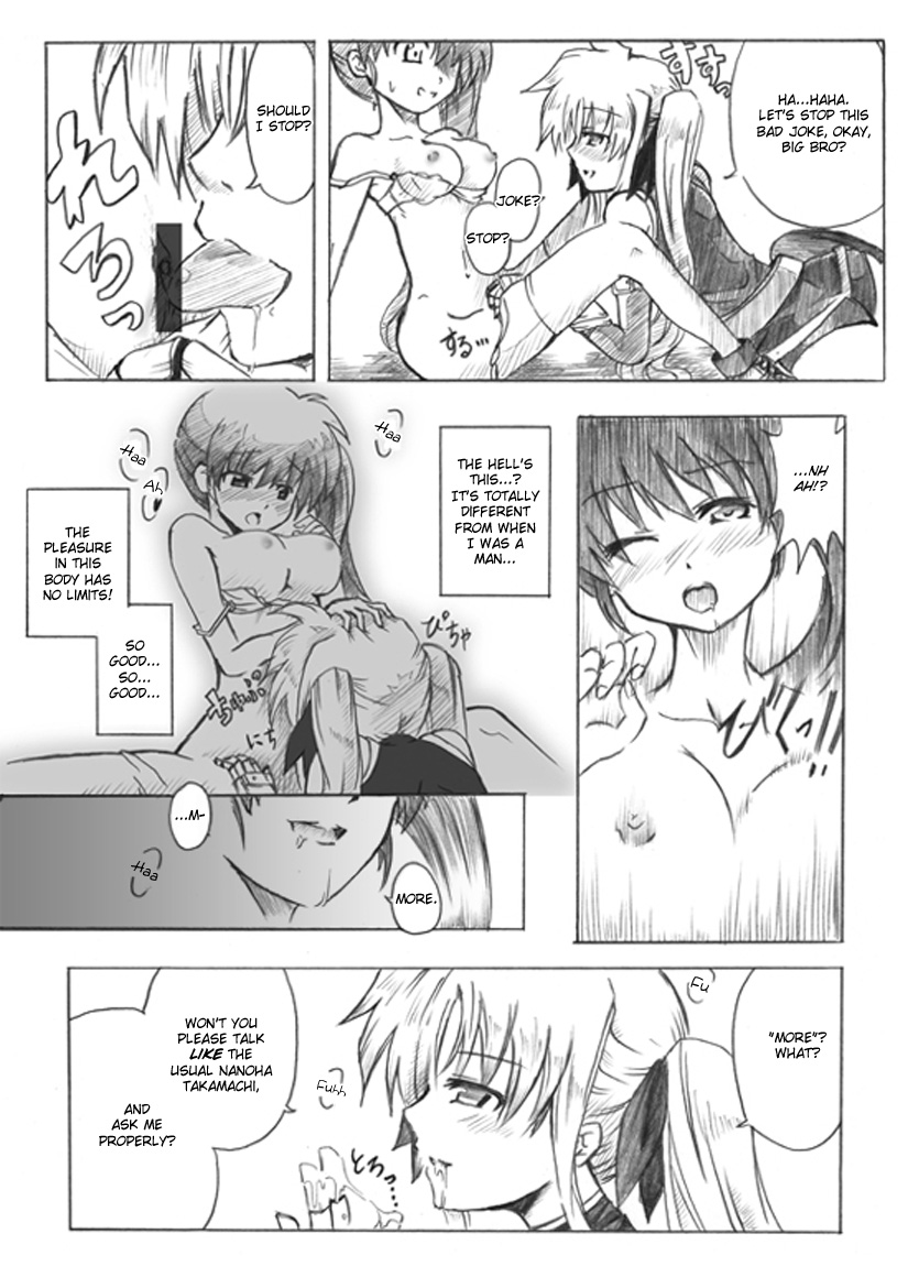 Nanoha Nijisousaku "Konton, Kidourokka" Dai Ichi-wa page 12 full