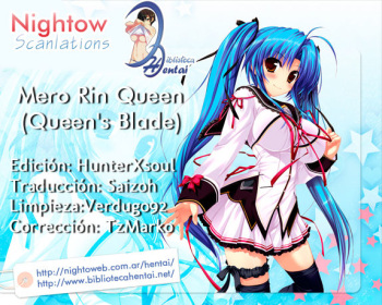 (C76) [Aa, Warera Katou Hayabusa Sentoutai (Katou)] Mero Rin Queen (Queen's Blade) [Spanish] [Nightow + BibliotecaHentai] cover
