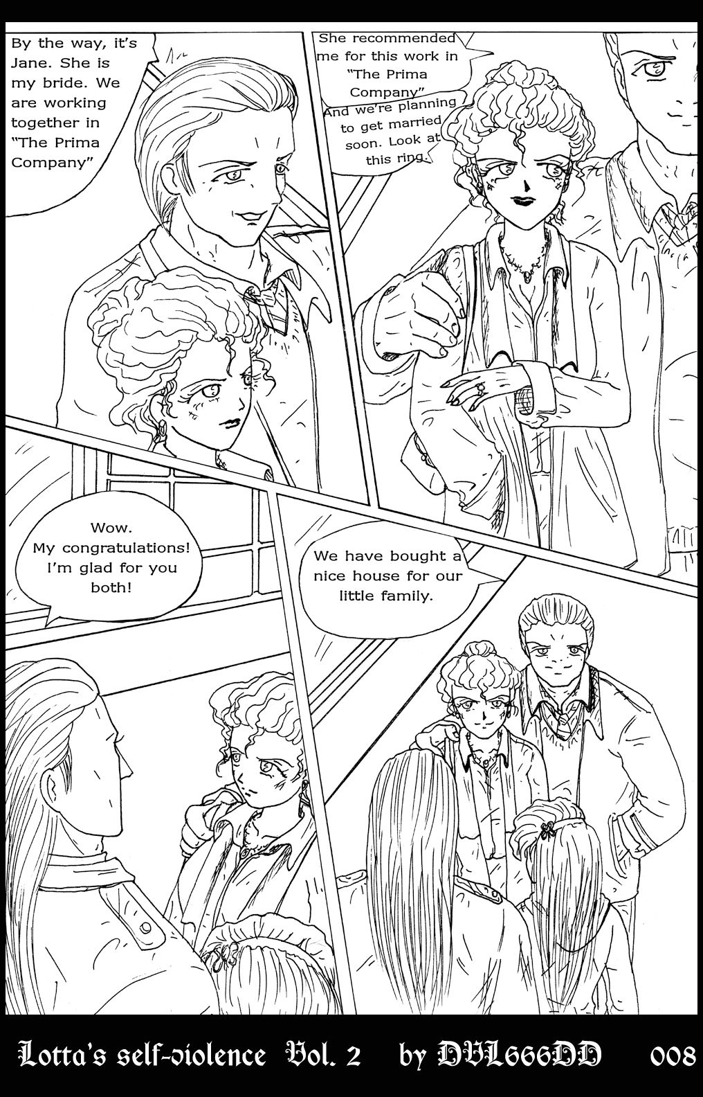 Lotta's self-violence. Volume 2 page 11 full