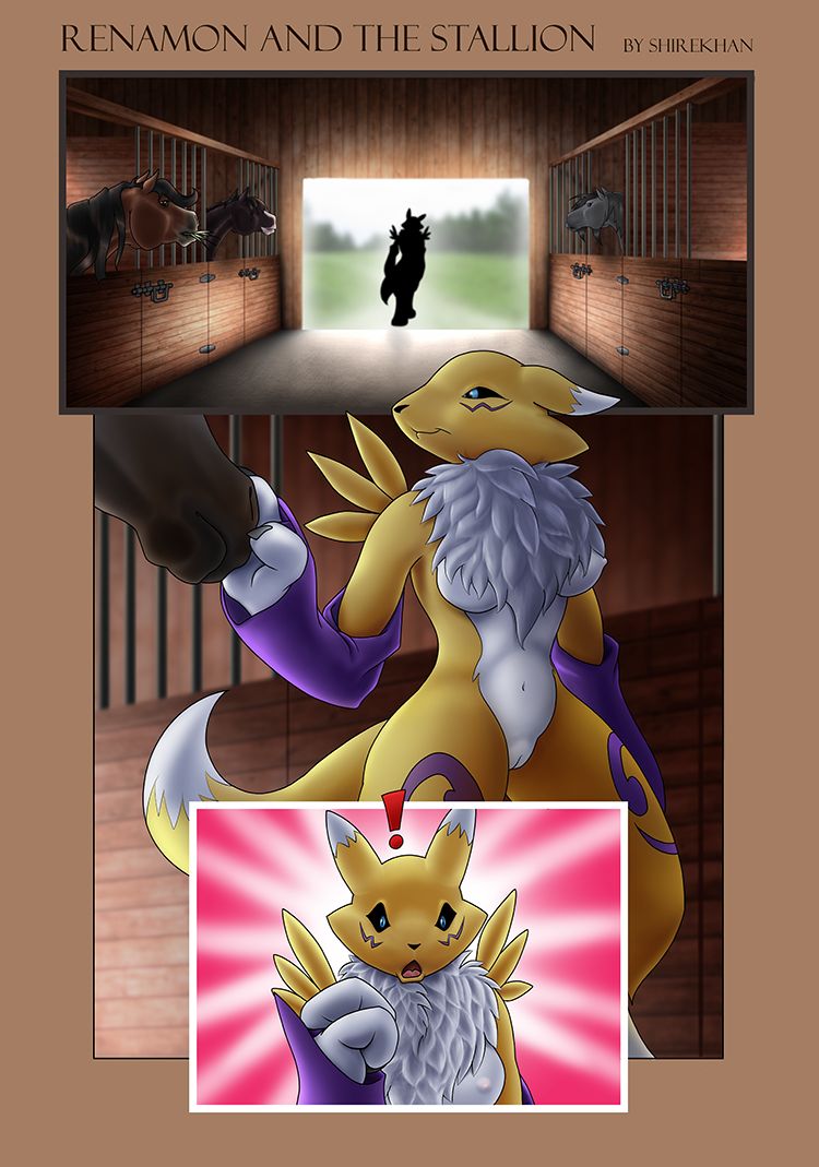 Renamon and the Stallion page 1 full