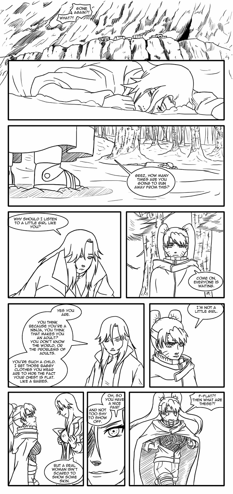 Yuri Clash in the land of snow - NarukoKoyuki page 1 full