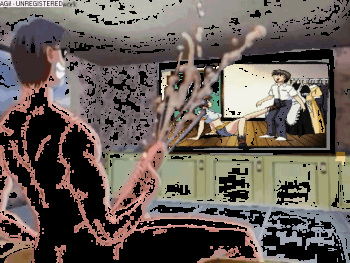 He Masturbate watching Hentai and Anime Babes on the TV (Vol.1) cover