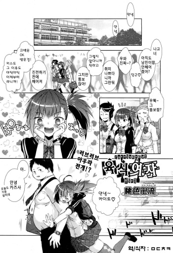 [Momoiro Manjiru] Nikushokujoshi | 육식 여자l (COMIC AUN 2012-09) [Korean] [ㅁㄷㅊㅋ] cover