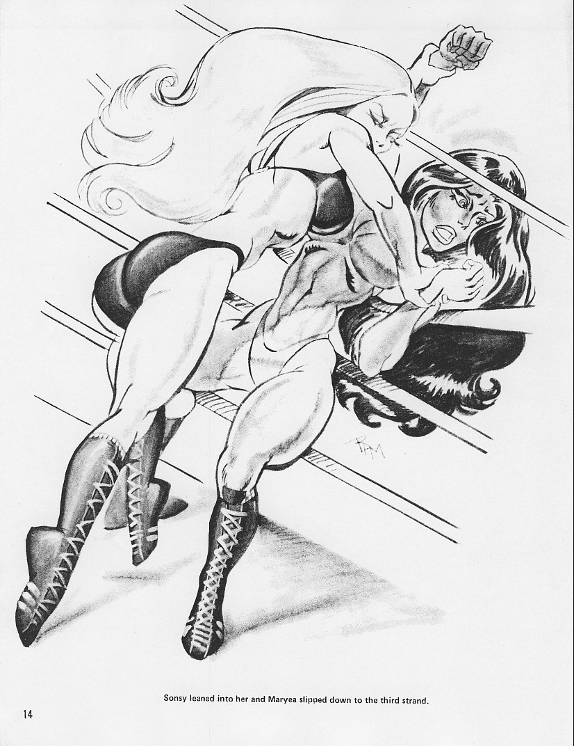 Brutal Wrestlerettes page 9 full