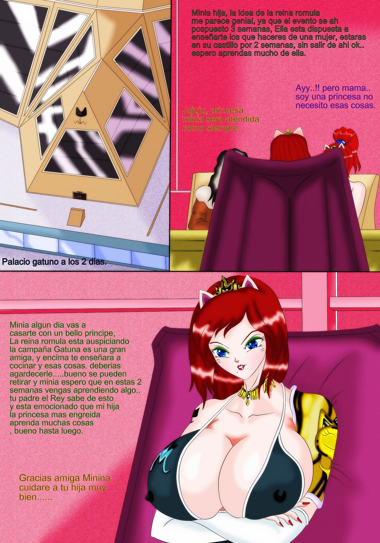 Only Lesbian yuril... !!!  ROMULA DREAM 2 - CAPITULO  ROMULAS MANSION. page 1 full