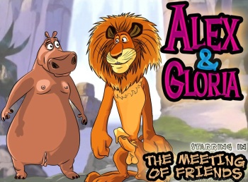 MADAGASCAR & THE KING LEON DRAWN SEX cover