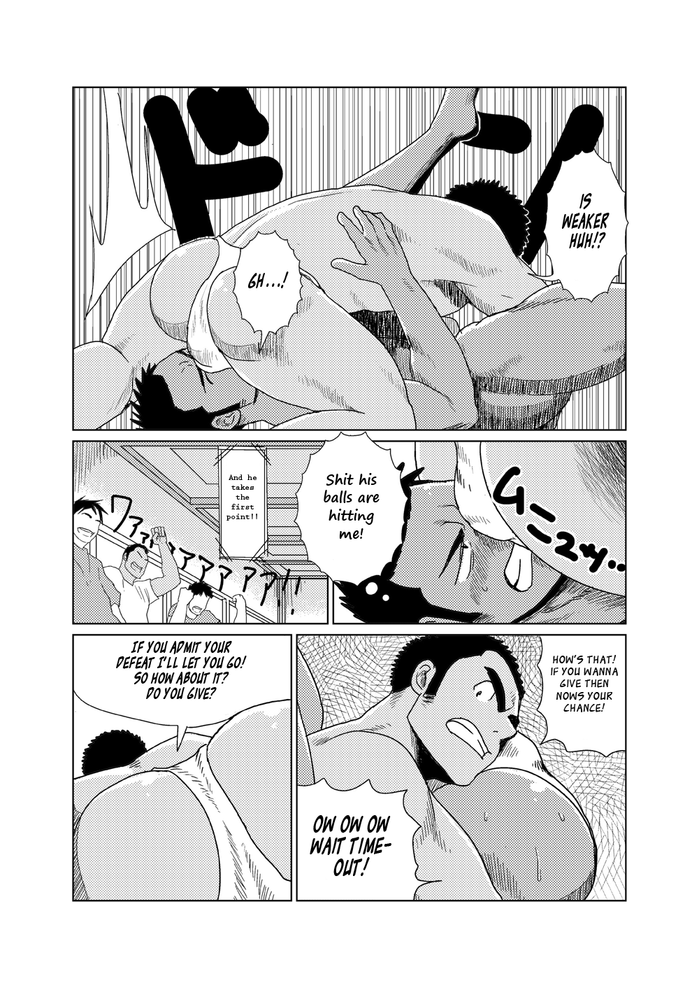 Professional!? Muscular Underwear Wrestling + I Defintely Won't Model!! page 7 full