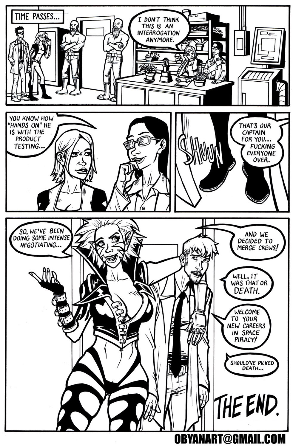 Black Comet Pirates: Captivated page 12 full