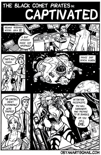 [Obyan] Black Comet Pirates: Captivated cover
