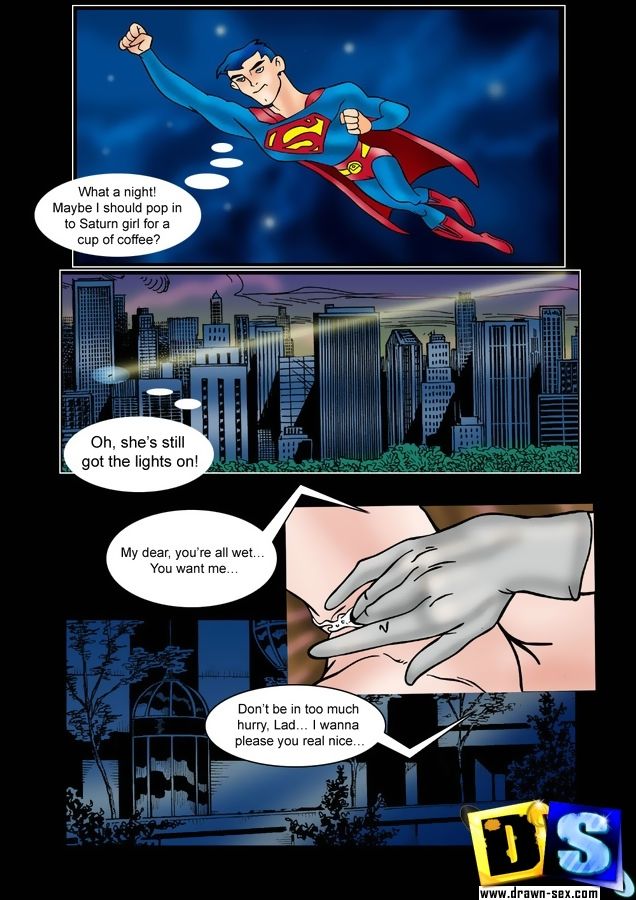 Superman & Saturn Girl page 1 full