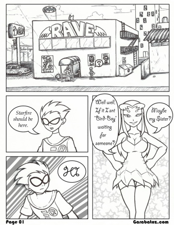 [Garabatoz] Teen Titans Rave cover