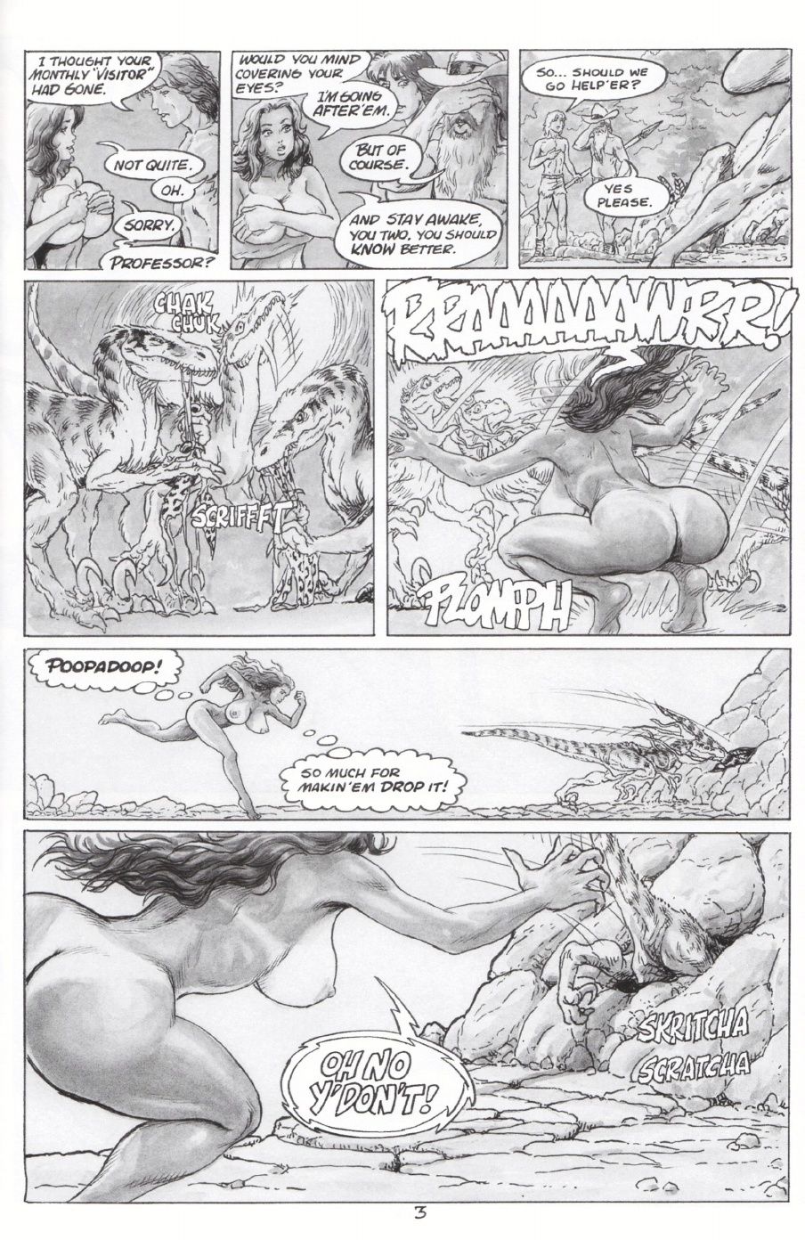 Cavewoman Jungle Tails 2 page 6 full