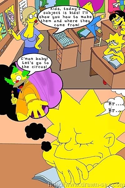 The Simpsons At School page 1 full