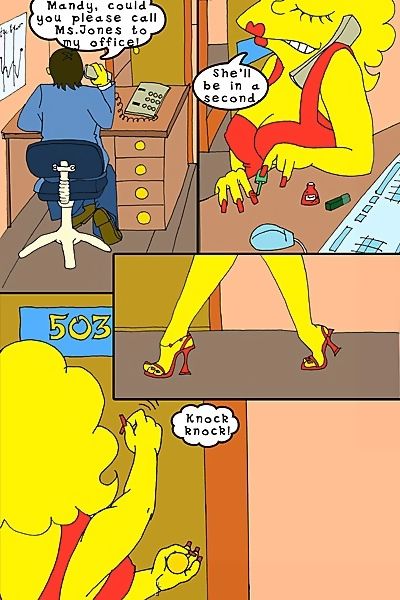 The Simpsons At School page 5 full