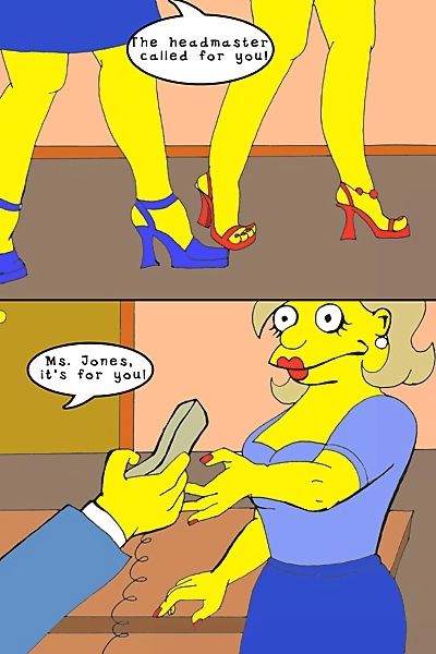 The Simpsons At School page 6 full