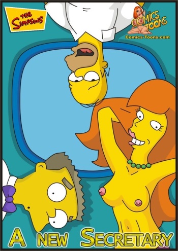[Comics Toons] A New Secretary (The Simpsons) cover