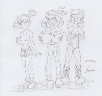 My miny May / Haruka - pokemon advanced sketches work 5 (but actualy 3) cover