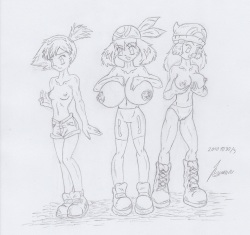 My miny May / Haruka - pokemon advanced sketches work 5