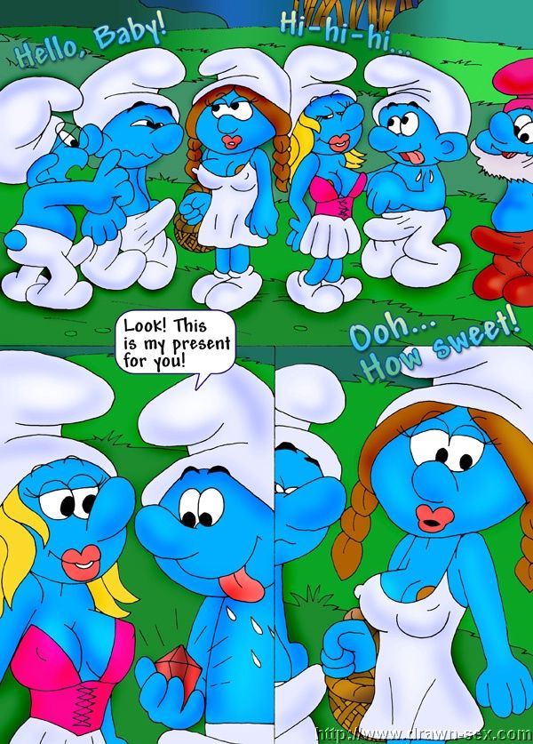 SMURFETTE DRAWN SEX page 1 full