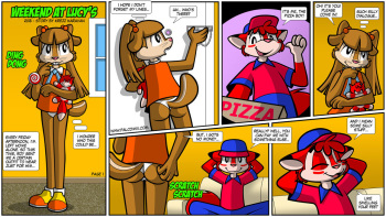[Palcomix] Weekend at Lucy's cover