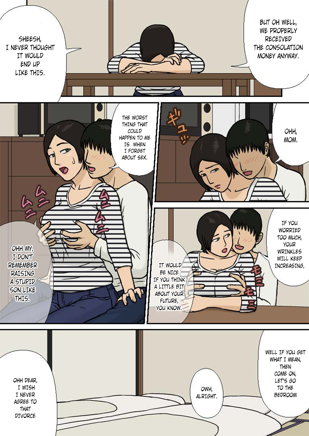 Boshi Soukan ~Rikon no Nayami~ | Mom & Son Adultery ~Divorce Problem~ page 3 full
