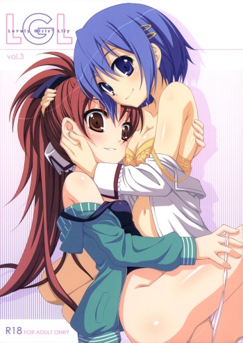 (C81) [Fukazume Kizoku (Amaro Tamaro)] Lovely Girls' Lily vol.3 (Puella Magi Madoka Magica) [English] cover
